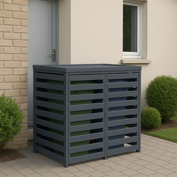 Metalni smetlarnik - Plastificirani RAL 7016