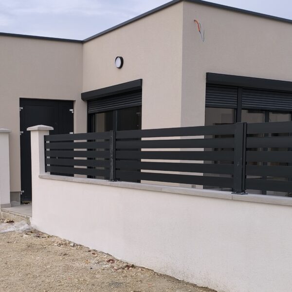 Aluminijske ograde s letvicama + montaža