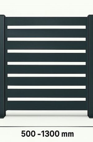 Pocinčana metalna ograda - model letvice