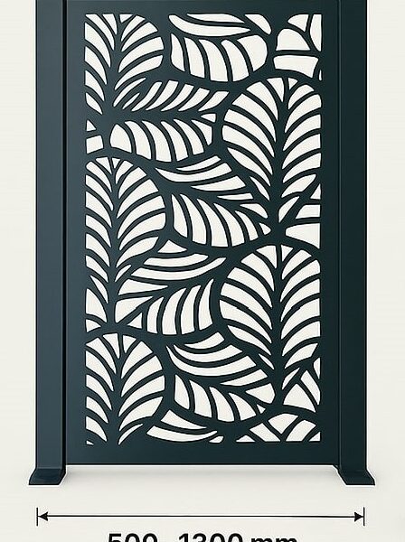 Pocinčana metalna ograda - model botanik